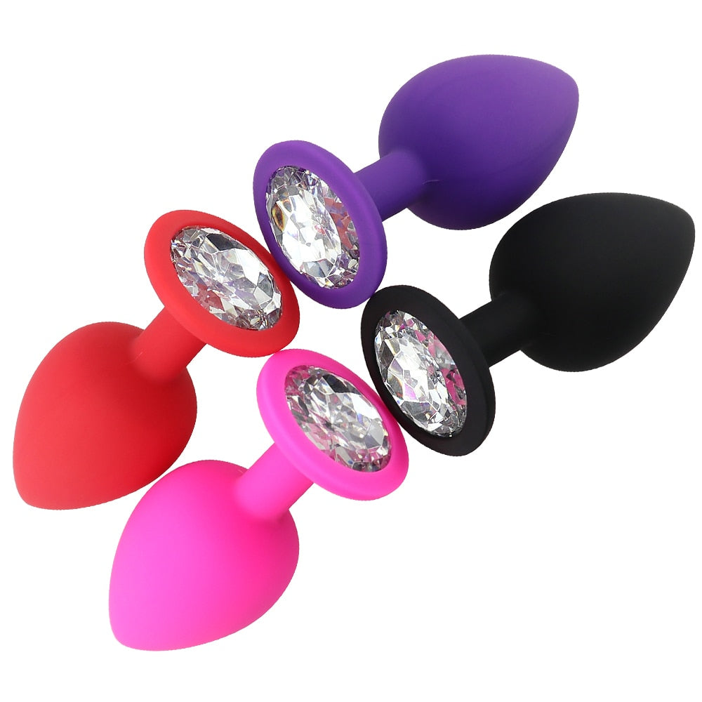 YuKui Silicone Butt Anal Plug 3 Different Size Sexual Product Anal Sex Toys For Women Couples Dildo Vibrator Goods For Adults18