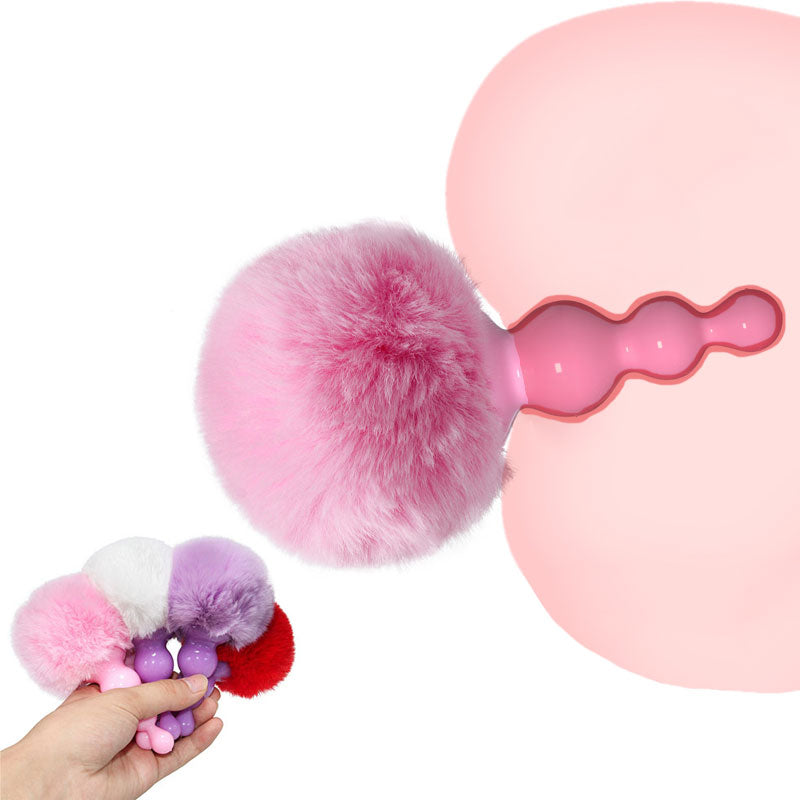 Sex Toys Soft Butt Beads Anal Plug Sex Rabbit Tail Butt Plug Erotic Toys For Woman Adult Tail Flirting Buttplug Masturbator Shop