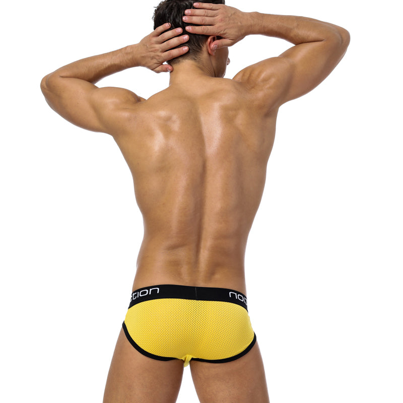 CMENIN Sexy Men Underwear Briefs Mesh Breathable Lingerie Man Underpants Bikini Brief Jockstrap Cotton Pouch Panties Gay