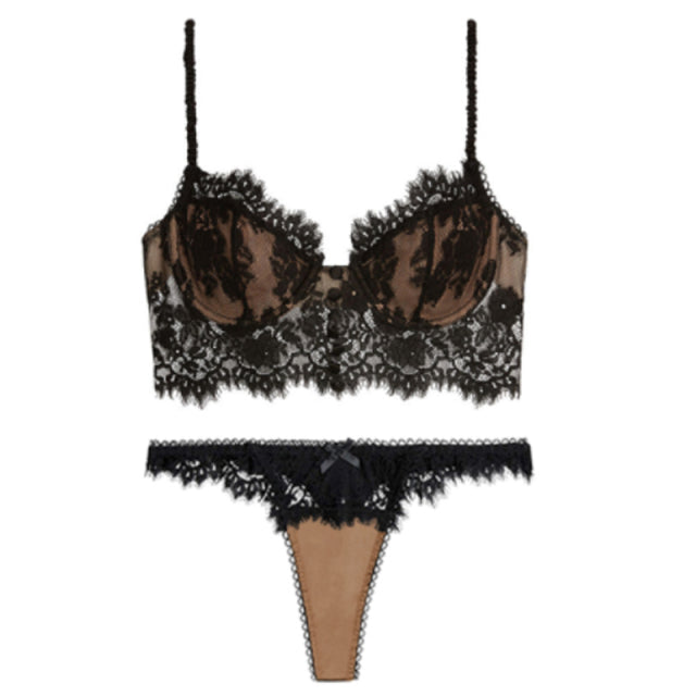 Lace Bra and Panty Set