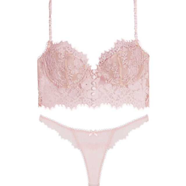 Lace Bra and Panty Set