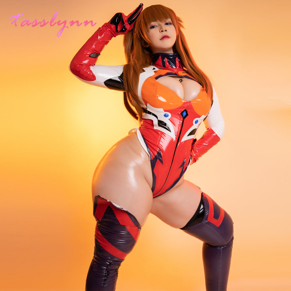 Cosplay Costume Ayanami Rei Asuka Langley Soryu Cosplay Sexy Jumpsuit Women Black Bodysuit Halloween Party Stocking Full Set