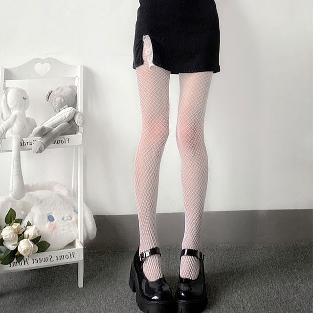 Butterfly Tights Stockings Club Party Fishnet Mesh Pantyhose Anti-Snagging Women Hosiery Calcetines Fish Net Stockings