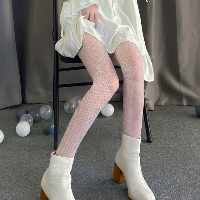 Butterfly Tights Stockings Club Party Fishnet Mesh Pantyhose Anti-Snagging Women Hosiery Calcetines Fish Net Stockings