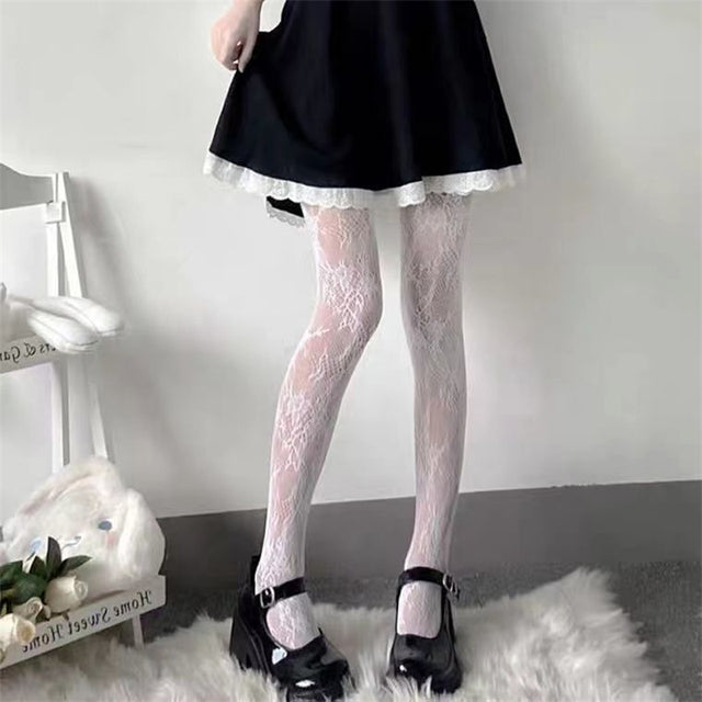 Butterfly Tights Stockings Club Party Fishnet Mesh Pantyhose Anti-Snagging Women Hosiery Calcetines Fish Net Stockings