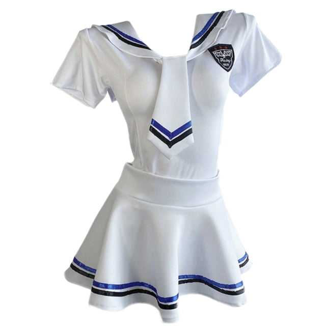 School Uniform Halloween Costumes Women Cosplay Sexy Pajamas Skirt Uniform Sailor Suit Japanese Korean Girls Jk Student