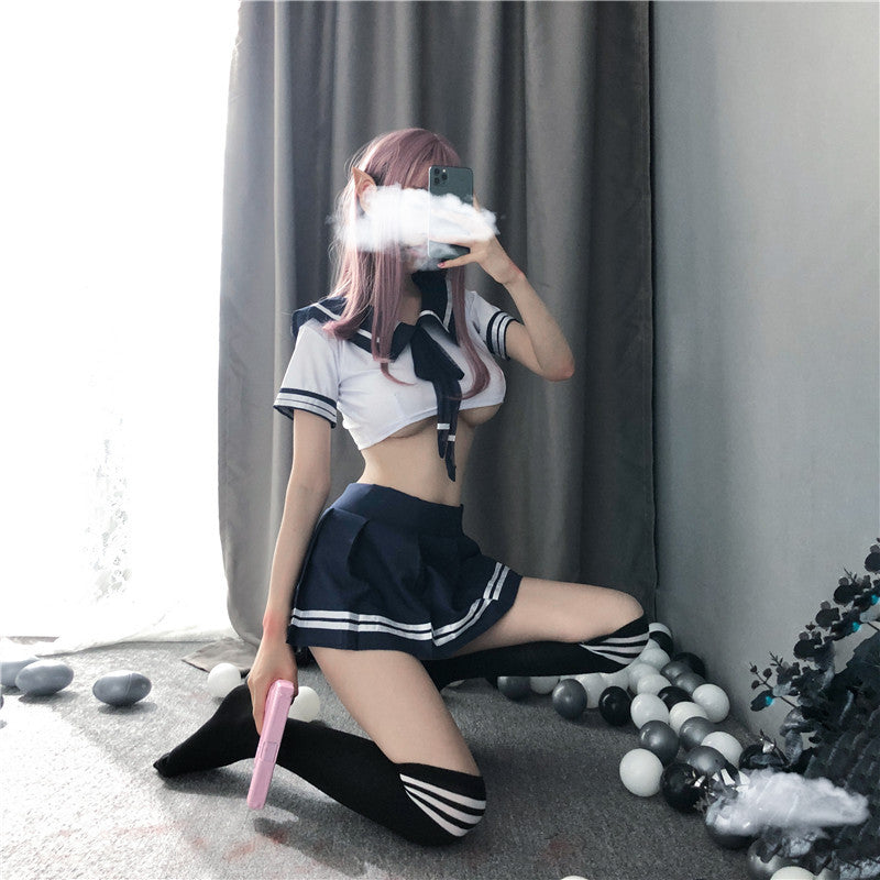 Sexy Erotic Suit Student Uniform Erotic Lingerie Temptation Cosplay Costume Lingerie Kawaii Womens Lingerie Schoolgirl Uniform