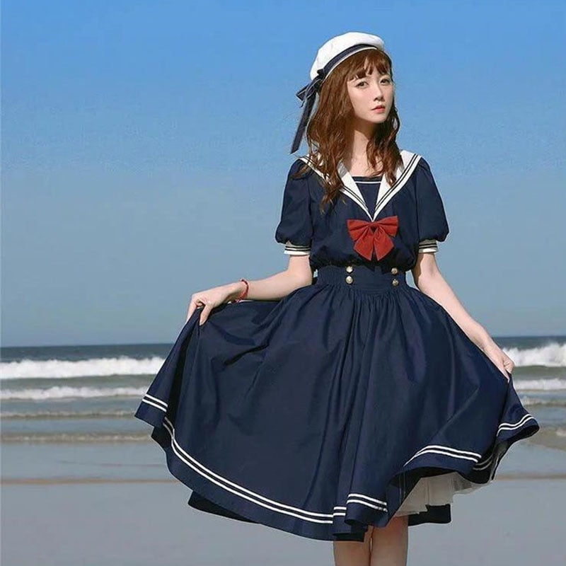 Japanese School Uniforms Sailor Suit Jk Uniform Girls Cosplay Costumes Kawaii Middle School Student Baby Girl Cute Streetwear