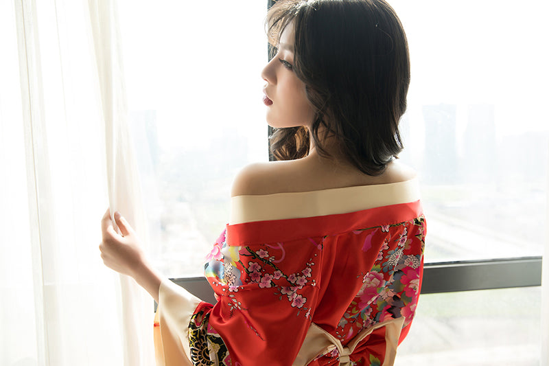 Japanese Lingerie Kimono Set Sexy Cosplay Outfit Traditional Style Robe Yukata Costumes Pajamas Realistic Uniform