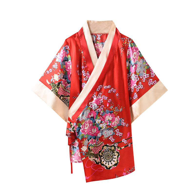 Japanese Lingerie Kimono Set Sexy Cosplay Outfit Traditional Style Robe Yukata Costumes Pajamas Realistic Uniform