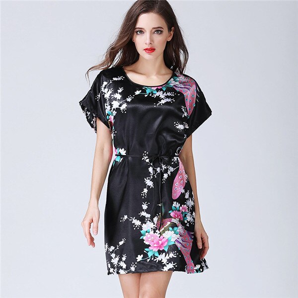 FZSLCYIYI Silk Bridesmaid Robe Sexy Women Stain Wedding Kimono Robes Sleepwear Nightgown Dress Woman Bathrobe robe