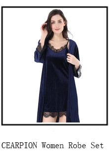 Sexy Lounge Casual Nightdess For Women Sleepwear Female Loose Print Flower Kimono Bathrobe Royal Blue Long Robe Gown With Belt