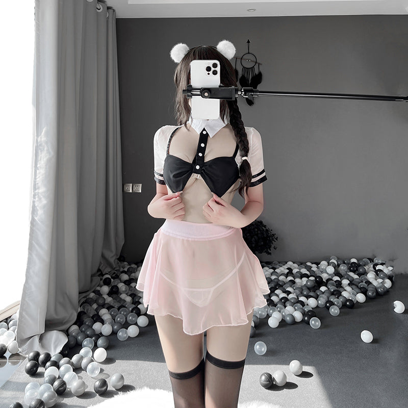 Sexy Secretary Uniform Kawaii Anime Temptation Split Cute Ol Suit Erotic Lingerie Student Cosplay Costumes Schoolgirl Skirt