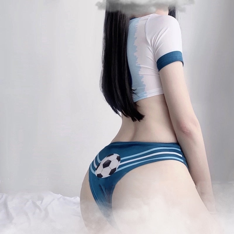 Lilico Cheerleader High Elastic Student Clubwear Uniform Sexy Football Girl Anime Cosplay Costumes for Women