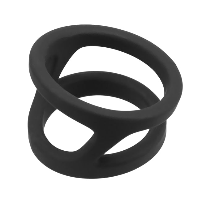 Audlt Male Silicone Cock Ring Locked Sperm Ring Prepuce Blocking Delayed Ejaculation Condoms Enlarger Penis Sex Toys For Men Gay