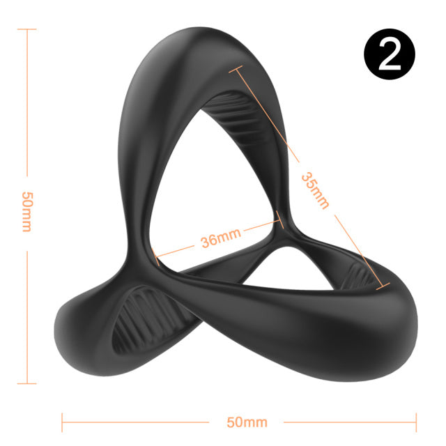 Audlt Male Silicone Cock Ring Locked Sperm Ring Prepuce Blocking Delayed Ejaculation Condoms Enlarger Penis Sex Toys For Men Gay