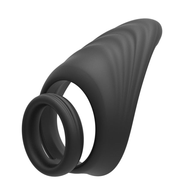 Audlt Male Silicone Cock Ring Locked Sperm Ring Prepuce Blocking Delayed Ejaculation Condoms Enlarger Penis Sex Toys For Men Gay