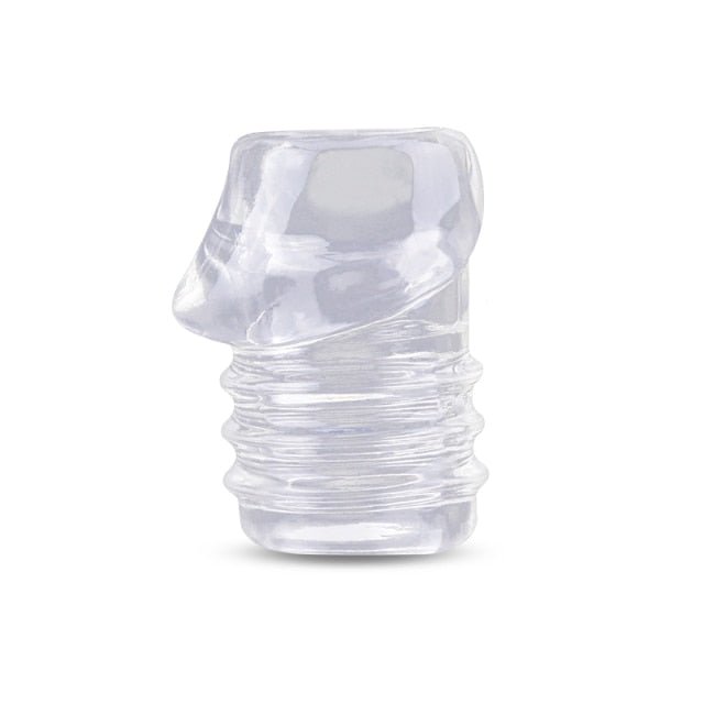 Audlt Male Silicone Cock Ring Locked Sperm Ring Prepuce Blocking Delayed Ejaculation Condoms Enlarger Penis Sex Toys For Men Gay