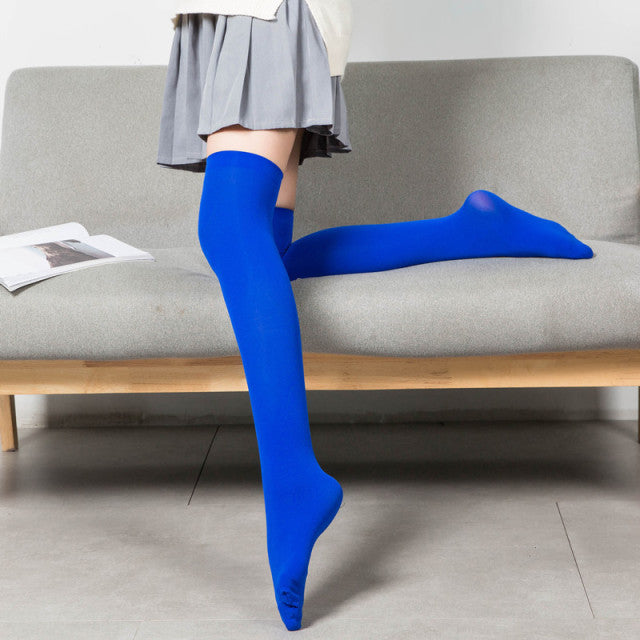 Thigh High Stockings Over Knee Socks Velvet Stretch Stocking Long Socks High Socks Sexy Women Tights Socks 52cm