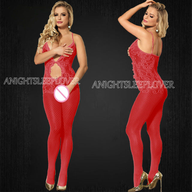 Porno Sexi Women Lingerie Dress Fishnet Hot Vestido Sexy Erotic Underwear Baby Doll Costumes Catsuit Transparent Night Dresses