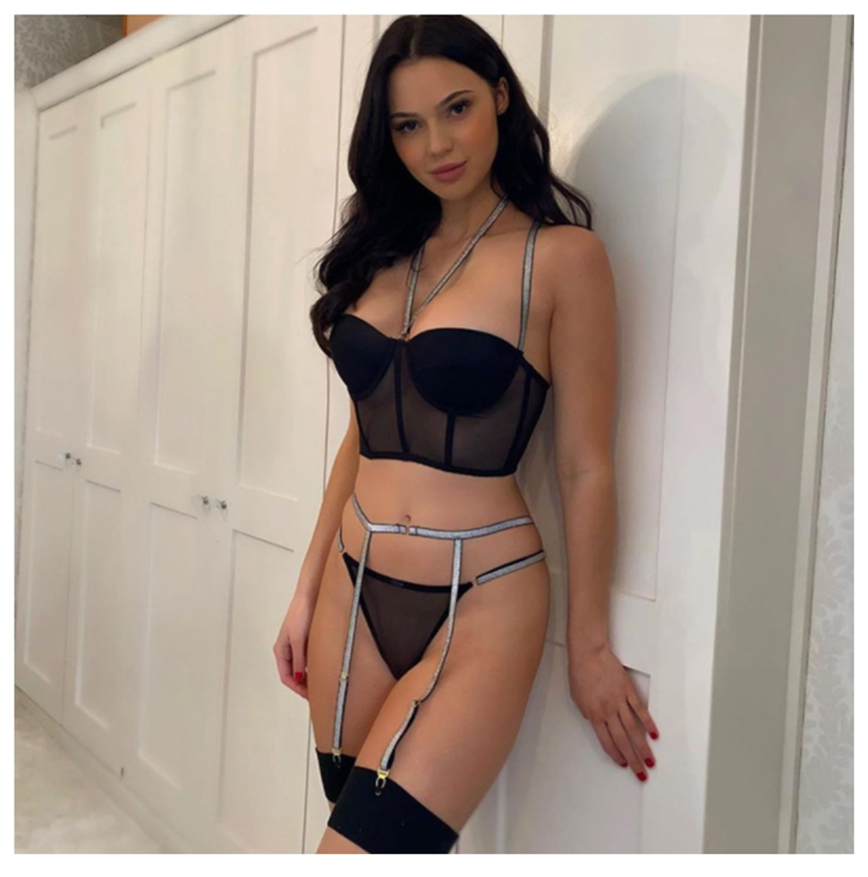 Sexy See Through Corset Push up Bra set 3 Pieces Bra+panty+garter Underwire Lingerie