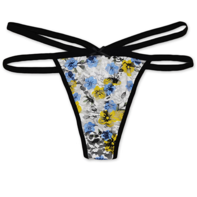 Thin Strap Thong Women Low Waist Panties Sexy Underwear Ladies Briefs Lingere Panty Underware Comfortable Womens Lingerie Thongs