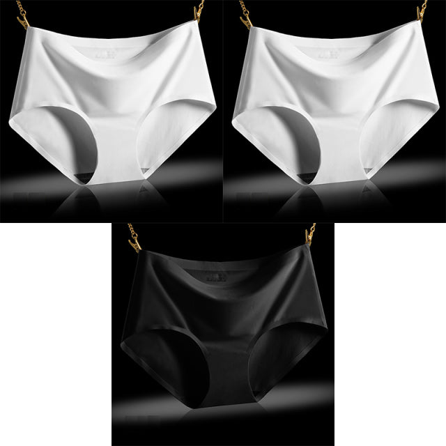 BZEL 3Pcs/lot Sexy Women&#39;s Seamless Panties Set Underwear Comfort Briefs Low Waist Female Solid Panty Women&#39;s Intimates Tanga