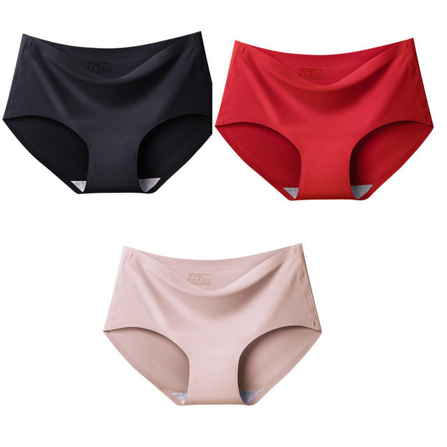 BZEL 3Pcs/lot Sexy Women&#39;s Seamless Panties Set Underwear Comfort Briefs Low Waist Female Solid Panty Women&#39;s Intimates Tanga