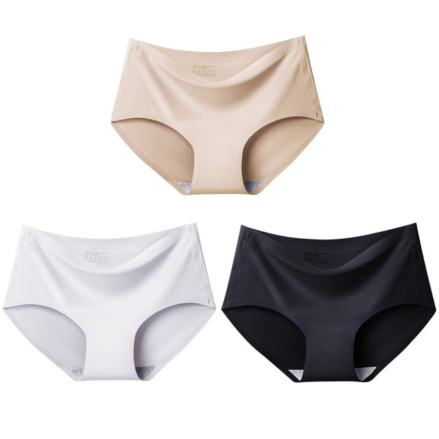BZEL 3Pcs/lot Sexy Women&#39;s Seamless Panties Set Underwear Comfort Briefs Low Waist Female Solid Panty Women&#39;s Intimates Tanga