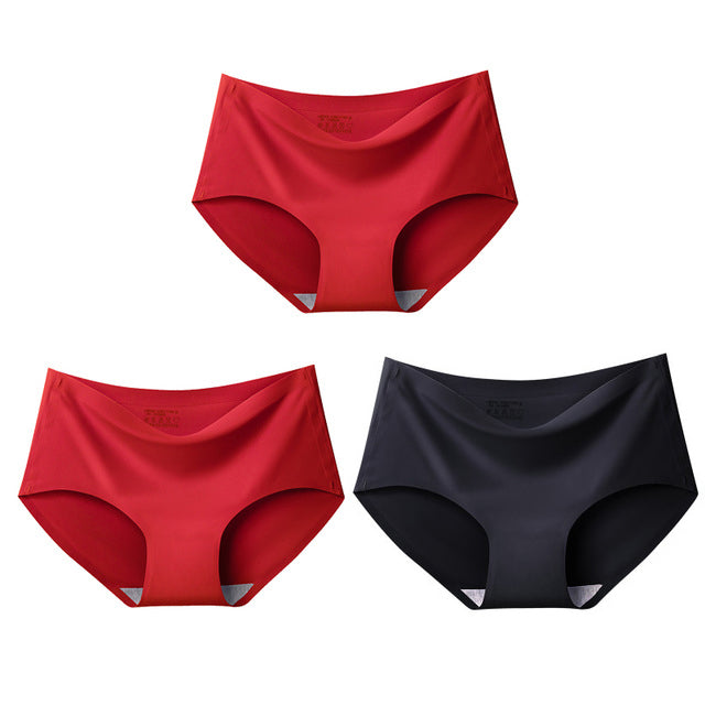 BZEL 3Pcs/lot Sexy Women&#39;s Seamless Panties Set Underwear Comfort Briefs Low Waist Female Solid Panty Women&#39;s Intimates Tanga