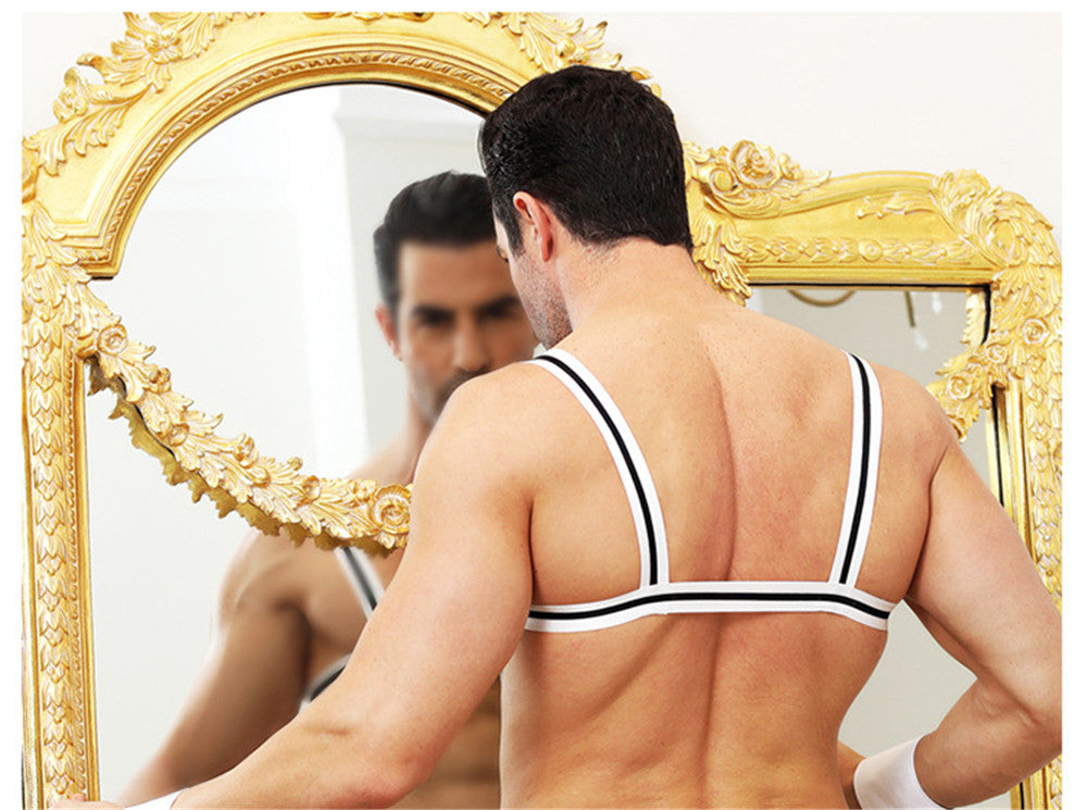 Sexy lingerie Panties Briefs Men sexy underwear nightclub DS clothing collar dance wear men panties hot costumes intimate