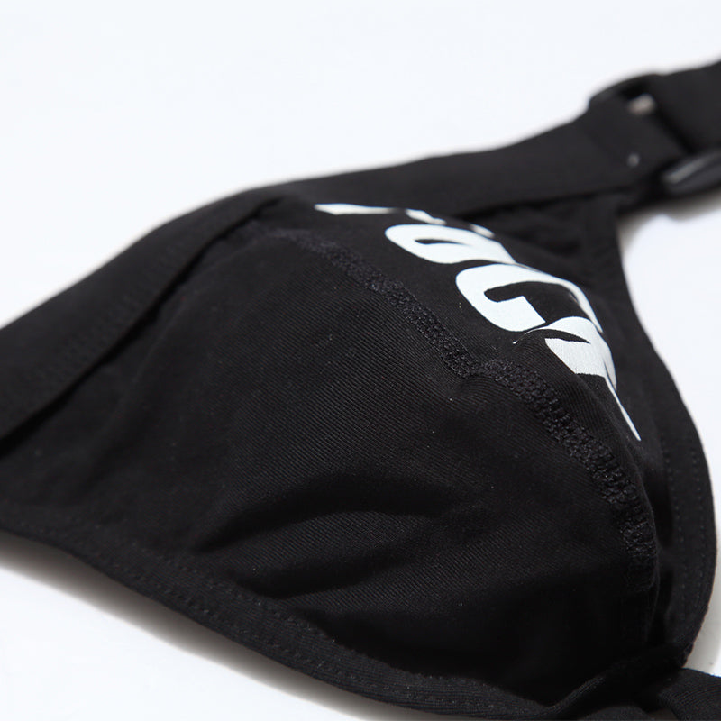 Jockstrap Gay Mens Thong Underwear Letters Fashion String Homme Sexy Men Underwear open Thong And G Strings Cotton Gay