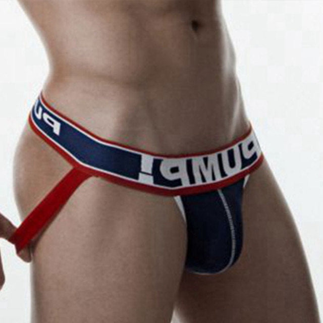 Sexy Sissy Thong Men Jockstrap Gay Underwear Men Panties Mens Thongs And G Strings Cotton Bikini Penis Pouch Tanga Hombre