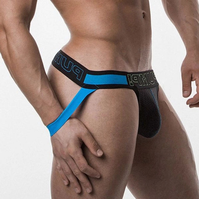 Sexy Sissy Thong Men Jockstrap Gay Underwear Men Panties Mens Thongs And G Strings Cotton Bikini Penis Pouch Tanga Hombre