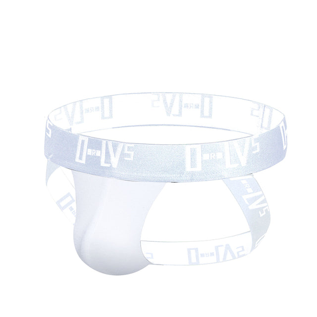 ORLVS Brand Men Underwear Sexy Gay Jockstrap Cross Strap Men Thong Cotton Low Waist Underpants Breathable U Pouch Hollow Soft