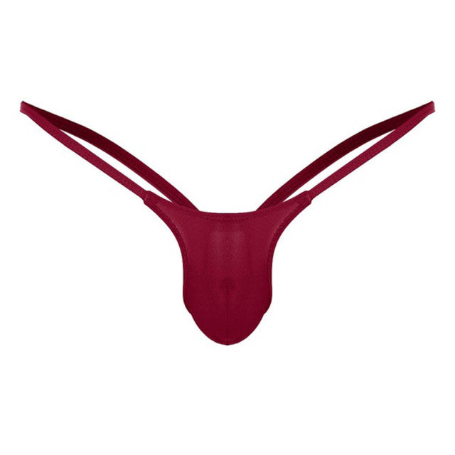 Mens Bulge Pouch Thong Panties Underwear Erotic Lingerie Bikini Thongs G-strings Male Panties Sexy Breathable Thong Lingerie