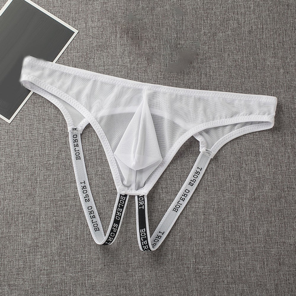 Mens Jock Strap Mesh Breathable Underwear Backless Pouch Jockstrap Briefs Thong Strap Mesh Breathable Underwear Backless Pouch