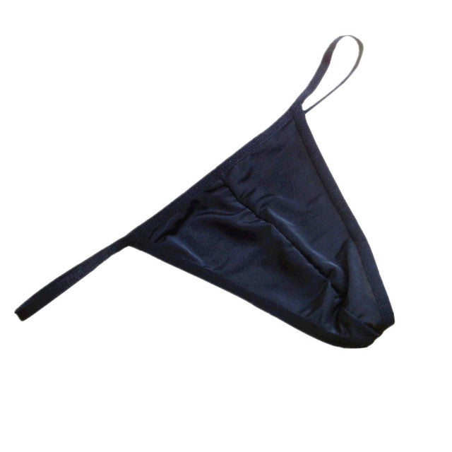 Thin Belt Low Rise T Back String Men Ultra-thin Bikini Thong Man Sexy U Convex Underwear Gay Pouch Underwear Tanga Slip