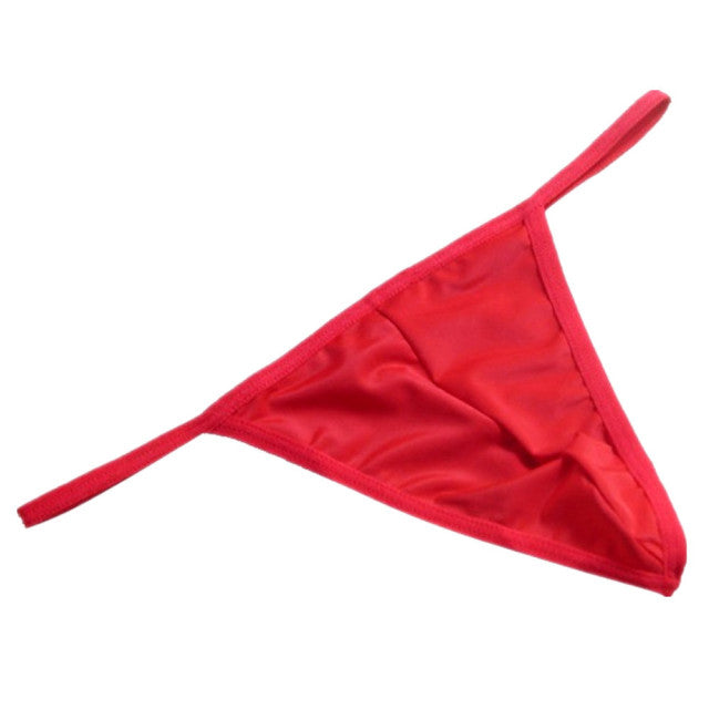 Thin Belt Low Rise T Back String Men Ultra-thin Bikini Thong Man Sexy U Convex Underwear Gay Pouch Underwear Tanga Slip