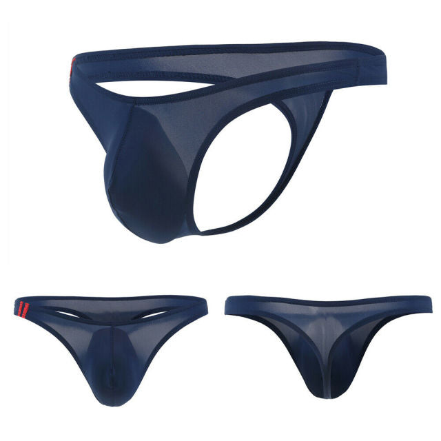 Summer Hot Men Underwear T Back G String Briefs Sexy Breathable Thong Lingerie Jockstrap Men Beach Swimming Thong