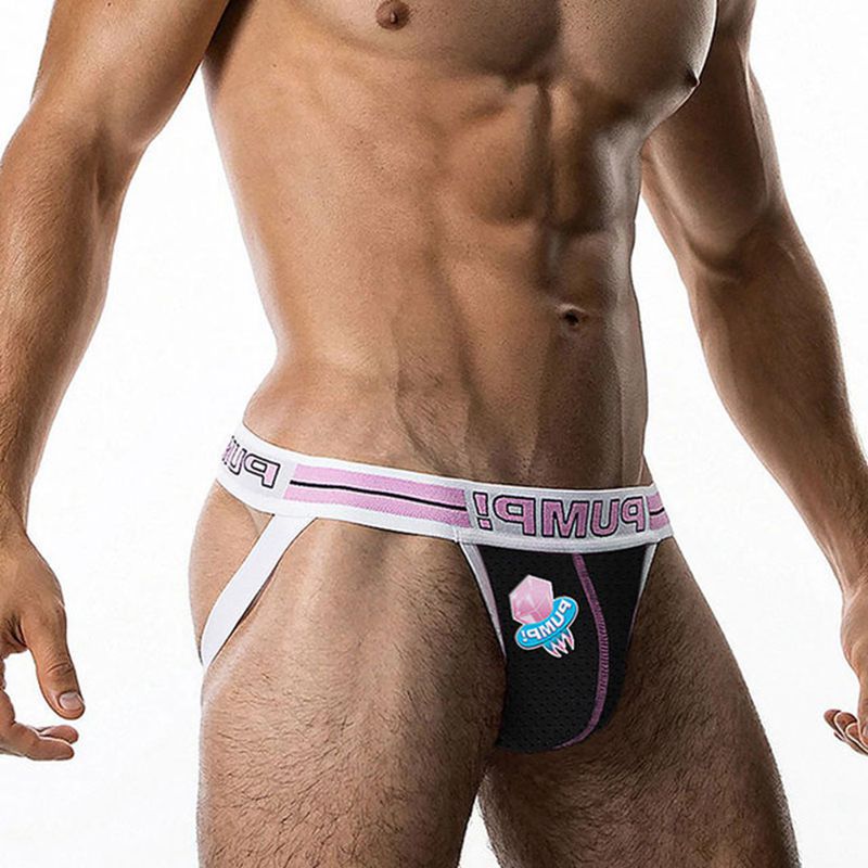 Sissy Gay Sexy Thongs Underwear Men Jockstrap Cotton Bikini Mens Thong And G Strings Slip Male Lingerie Jock Strap Cueca Tanga
