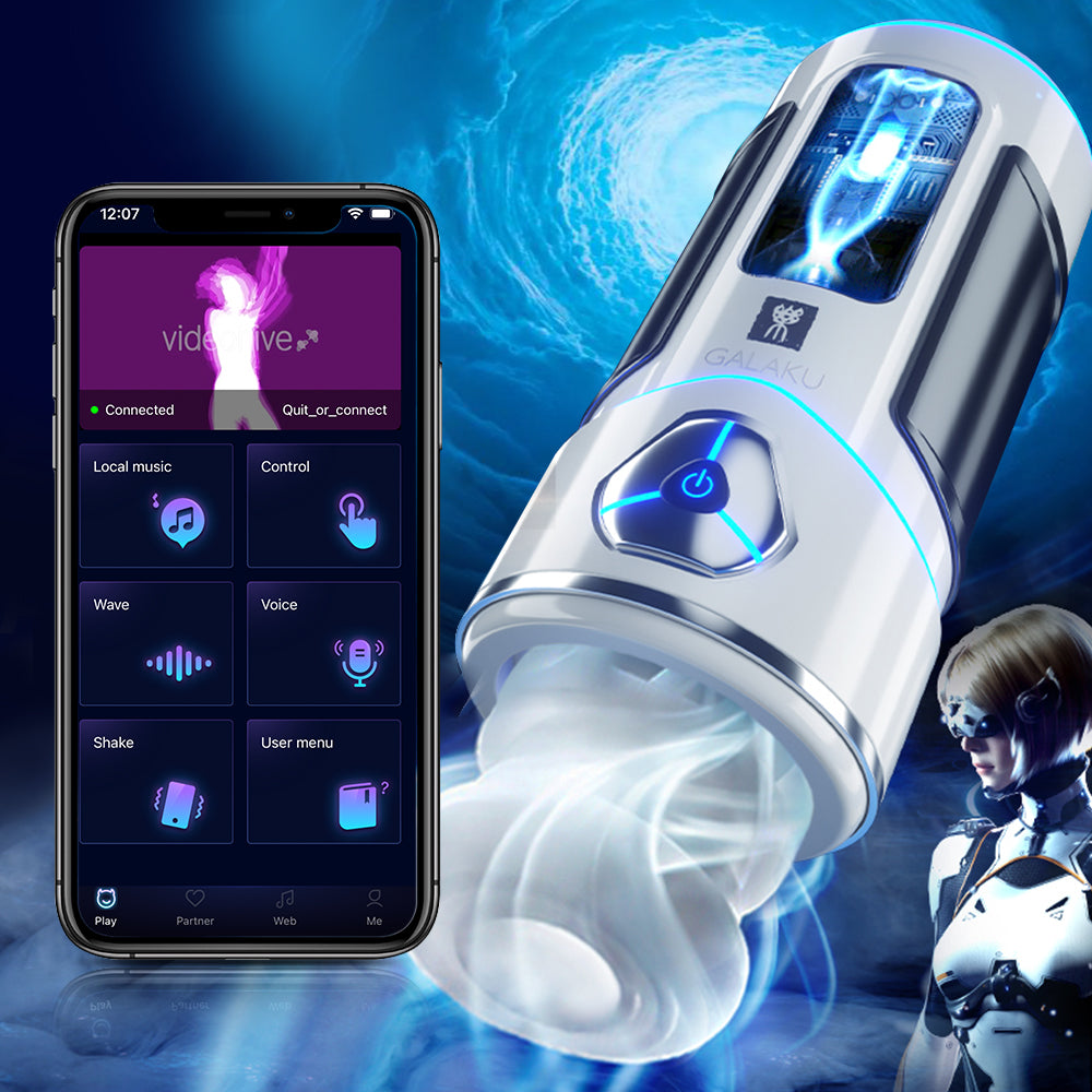 APP Control Automatic Male Masturbation Cup Real Vagina Vibrator Blowjob Bluetooth Masturbator Pussy Voice Sex toys for men