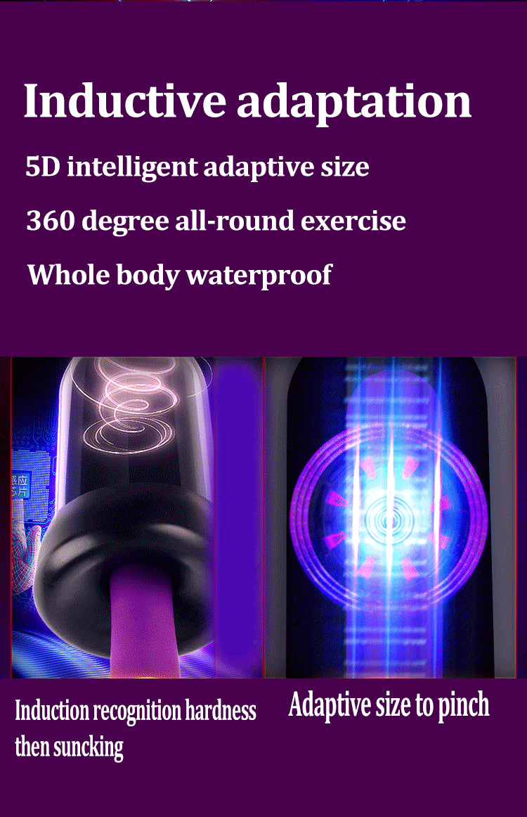 5D Intelligence Self-adaption Male Sex Penis Pump Adult Toy for Men Masturbators Vagina Fucking Machine Masturbardor Masculino