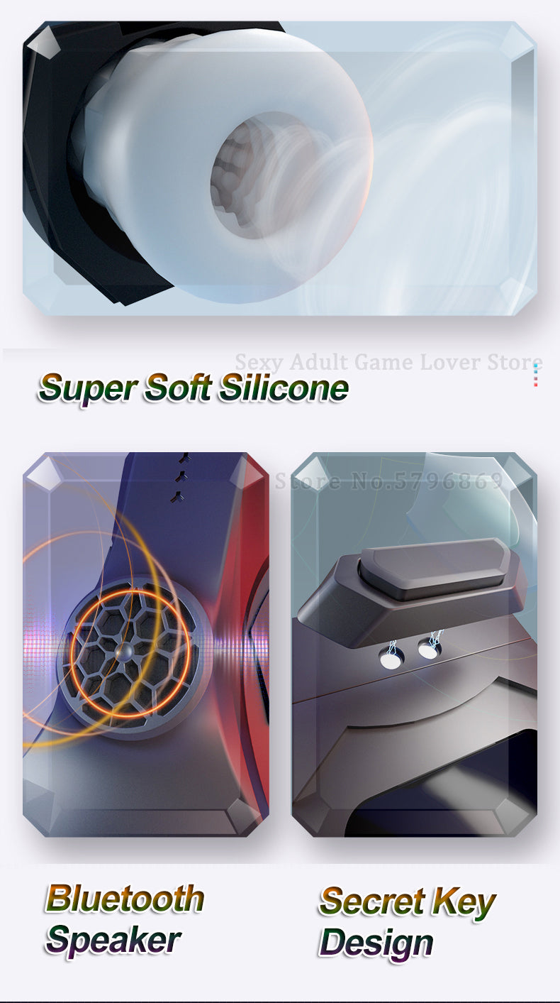Drywell Electric Telescopic Adjustable Flexible Speed Vagina Real Pussy Piston Male Masturbator Tools Sex Machine Toys For Men