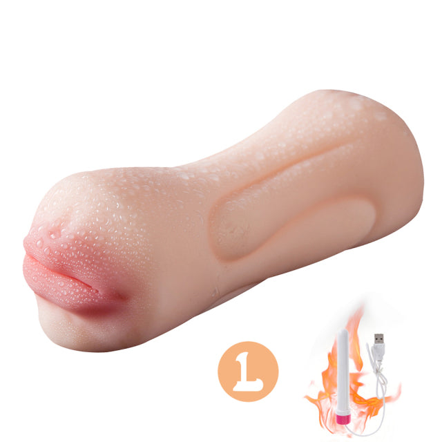 Realistic Vagina Sex Toys for Men Pussy Male Masturbator Oral Double Hole 2 in 1 Silicone Intimate Sex Shop Male Erotic Toys
