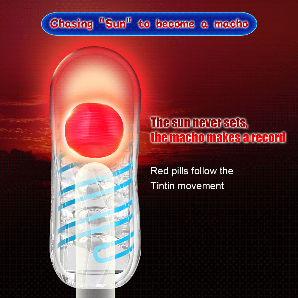 Male Masturbator Cup Pussy Vagina Transparent Penis Massager with Balls Sex Toys for Men Pocket Soft Exercise Erotic Sex Product