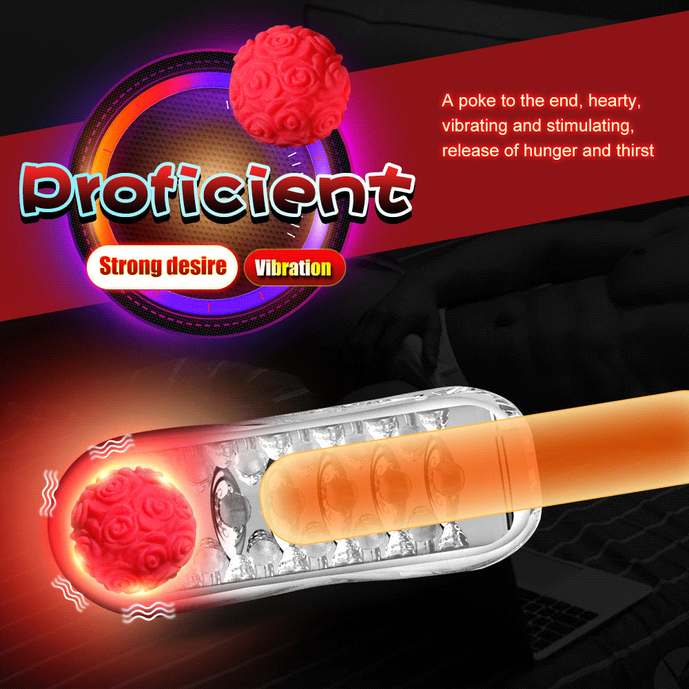 Male Masturbator Cup Pussy Vagina Transparent Penis Massager with Balls Sex Toys for Men Pocket Soft Exercise Erotic Sex Product