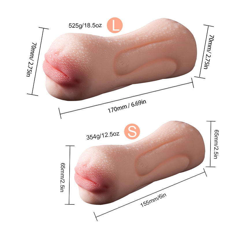 Realistic Vagina Sex Toys for Men Pussy Male Masturbator Oral Double Hole 2 in 1 Silicone Intimate Sex Shop Male Erotic Toys