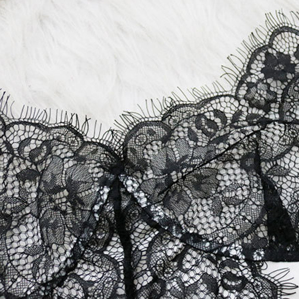 5XL Sensual Lingerie Woman Underwear Sex Cupless Bra Halter Sexy Lingerie Plus Size Transparent Lace Mesh Women Underwear