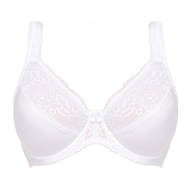 Plus Size Bra Lager Bosom Lace Embroidery Minimizer Bra For Womens Sexy Underwire Bralette Brassiere Top F G H I Cup